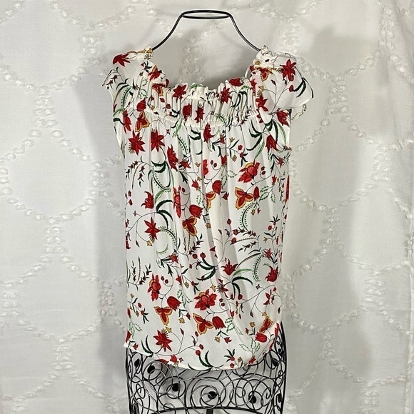 NWT Cece by Cynthia steffe marrakesh off the shoulder  floral top - Picture 9 of 9